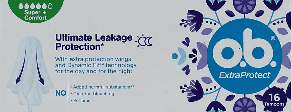 Tampons "O.b Extra Defence" 16pcs.
