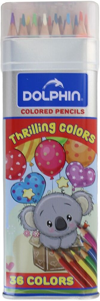 Colour pencils "Dolphin" 36 pcs
