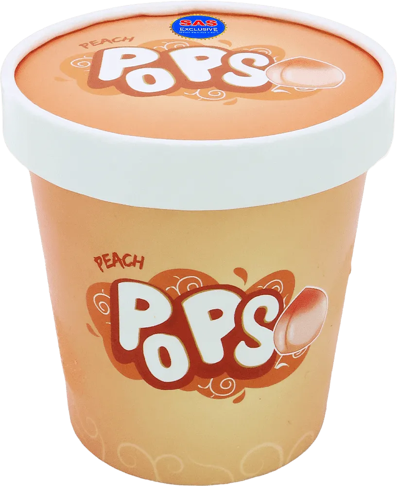 Պաղպաղակ դեղձի «Pops Peach» 140մլ