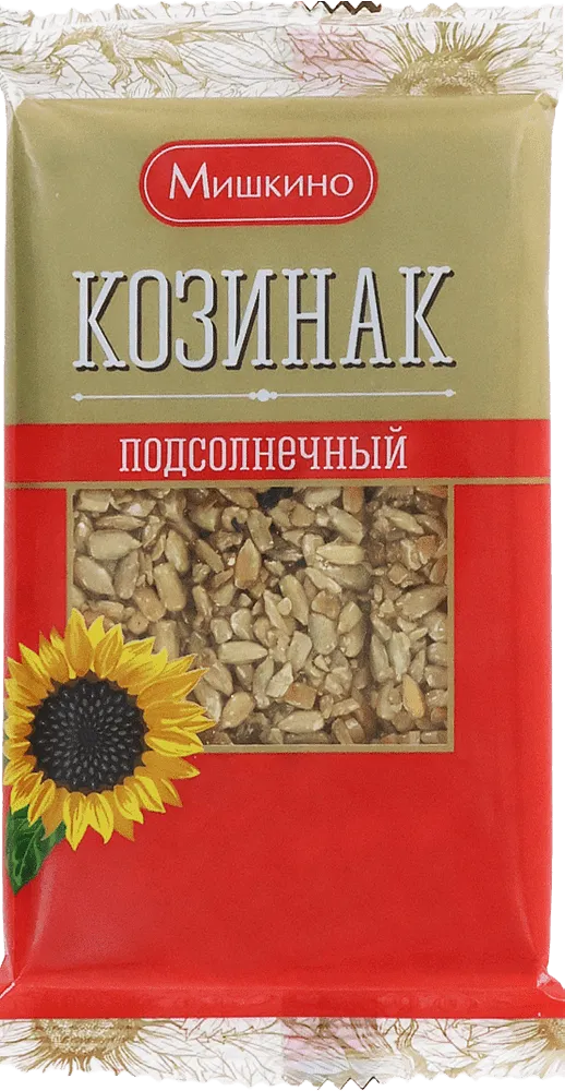 Sunflower honey bar "Mishkino" 150g
