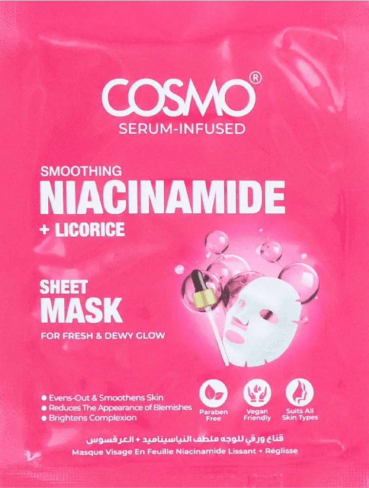 Face mask "Cosmo Smoothing Niacinamide + Licorice" 20g