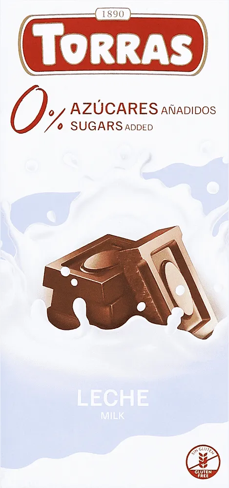 Milk chocolate bar "Torras Leche" 75g
