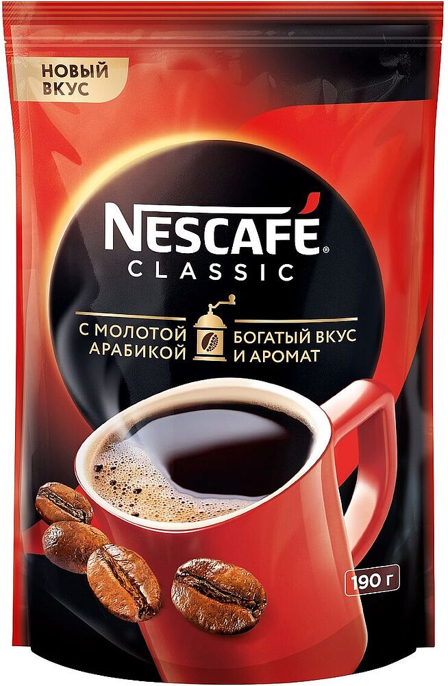 Кофе растворимый "Nescafe Classic" 190г