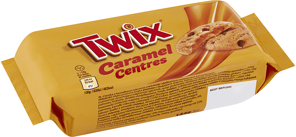Cookie with caramel filling "Twix" 144g