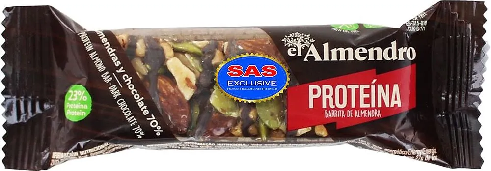 Protein bar "El Almendro" 35g 