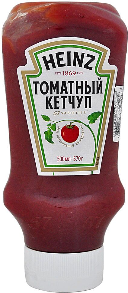 Кетчуп томатный "Heinz" 570г 