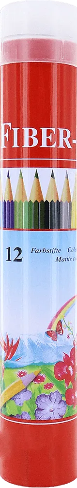 Մատիտներ գունավոր «Fiber-Colour» 12 հատ
