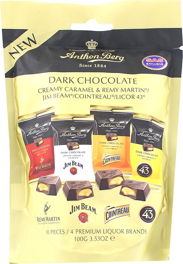 Chocolate candies collection "Anthon Berg" 100g