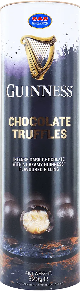 Շոկոլադե կոնֆետներ «Guinness Chocolate Truffles» 320գ
