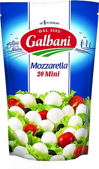 Պանիր մոցարելա մինի  «Galbani Mozzarella» 150գ 