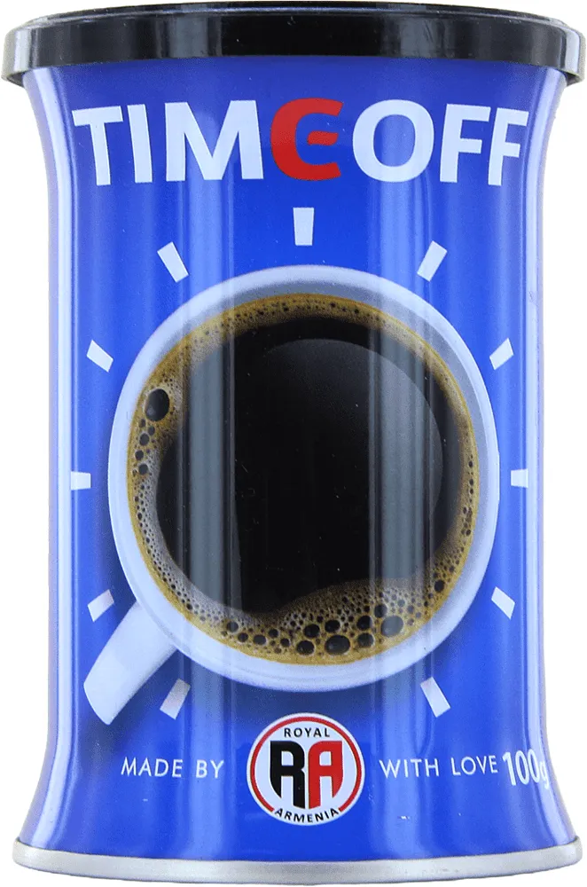 Instant coffee "Royal Armenia Timeoff" 100g
