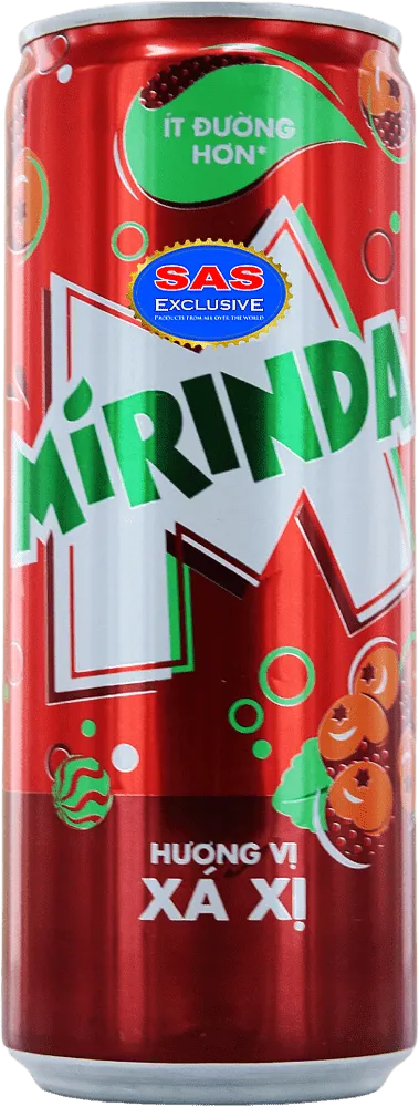 Refreshing carbonated drink with sassafras flavor "Mirinda" 320ml