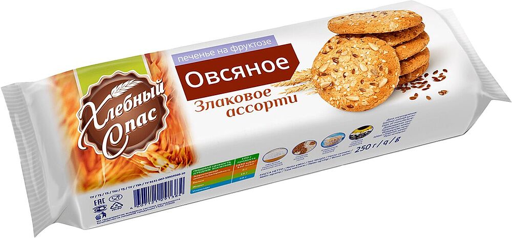 Печенье овсяное "Хлебный Спас" 250г