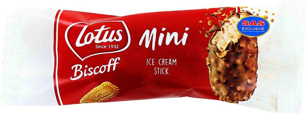 Caramel ice cream "Lotus Biscoff Mini" 60ml