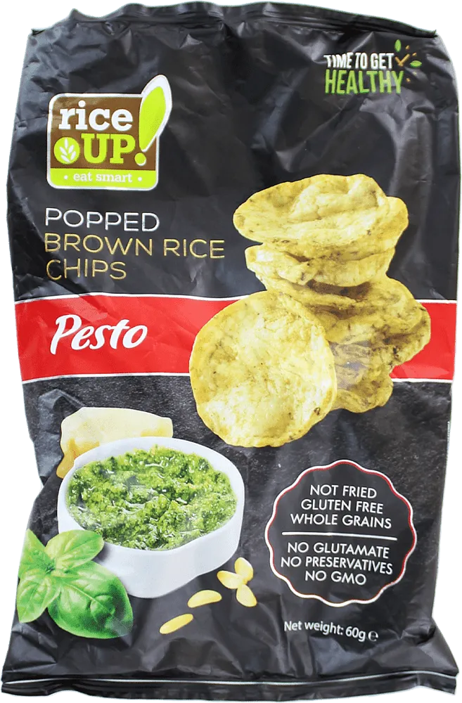 Chips with pesto "Rice Up" 60g 