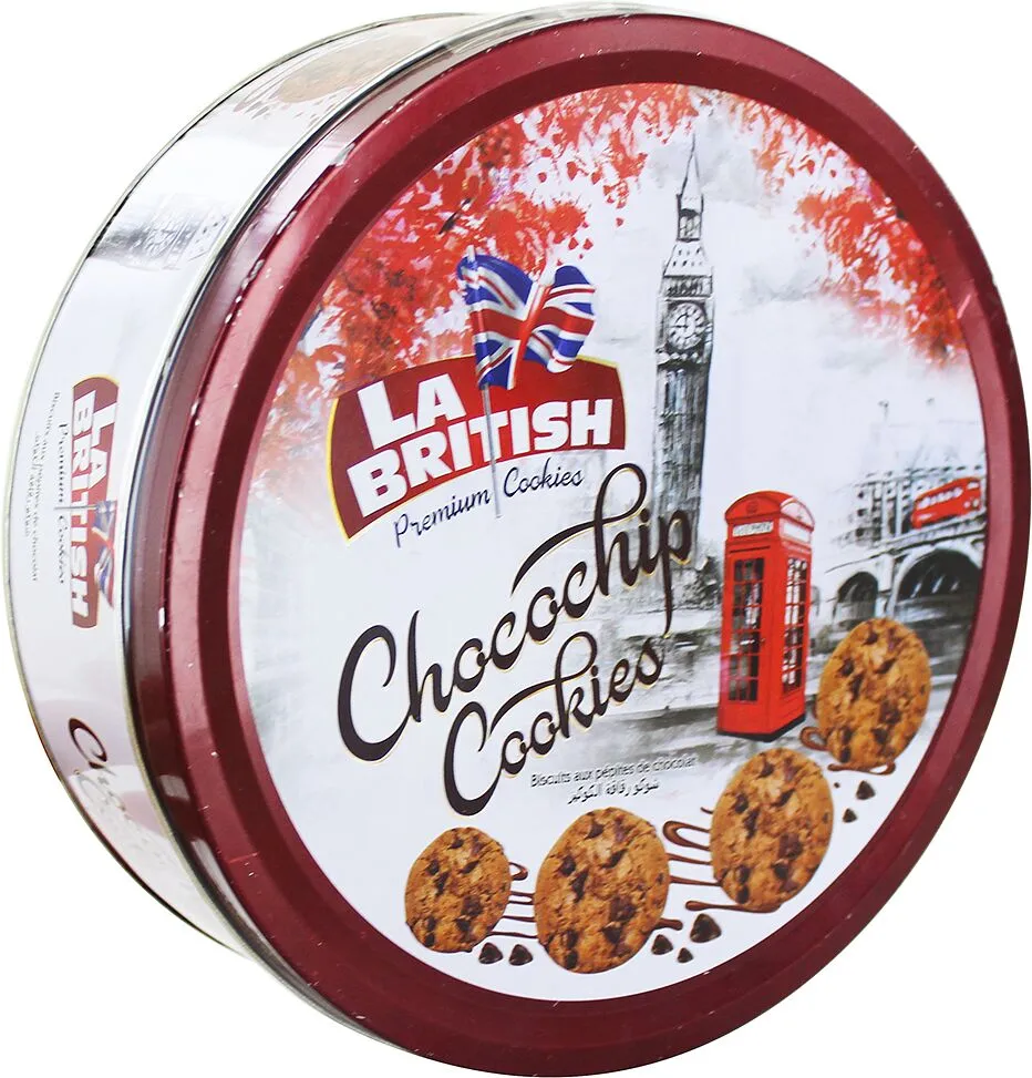 Набор печенья "La British Chocochip Cookies" 340г