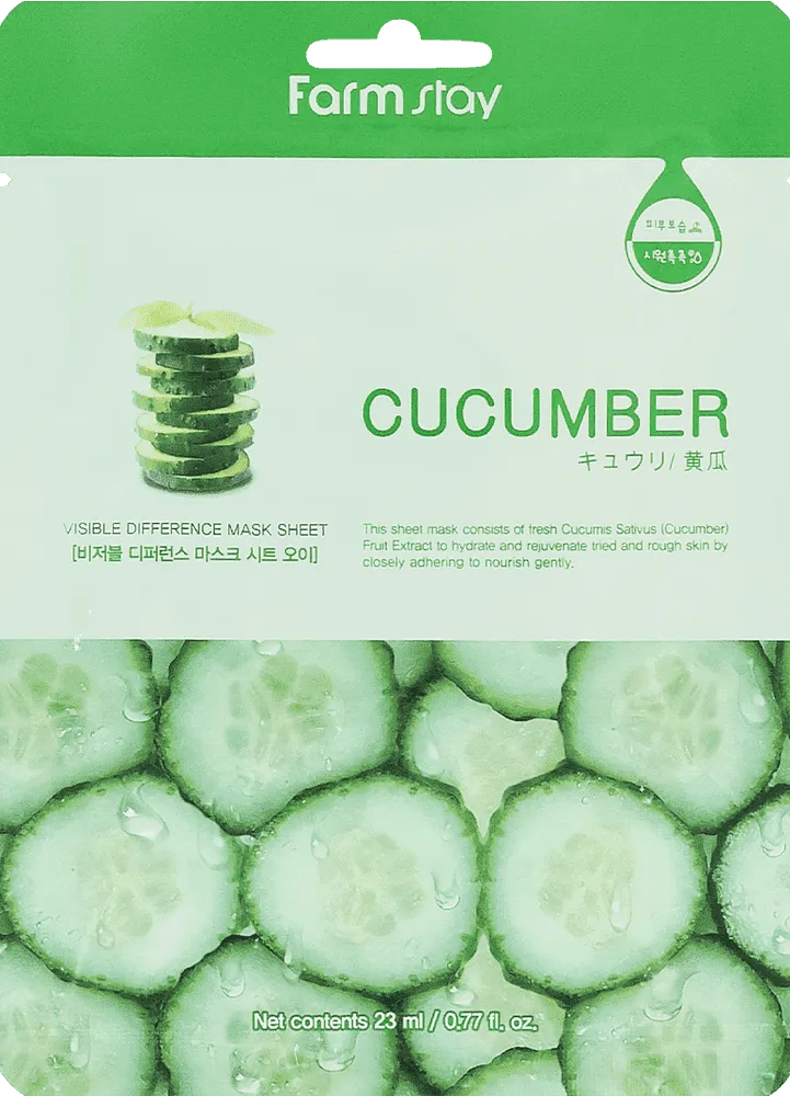 Դեմքի դիմակ «Farm Stay Cucumber» 23մլ
