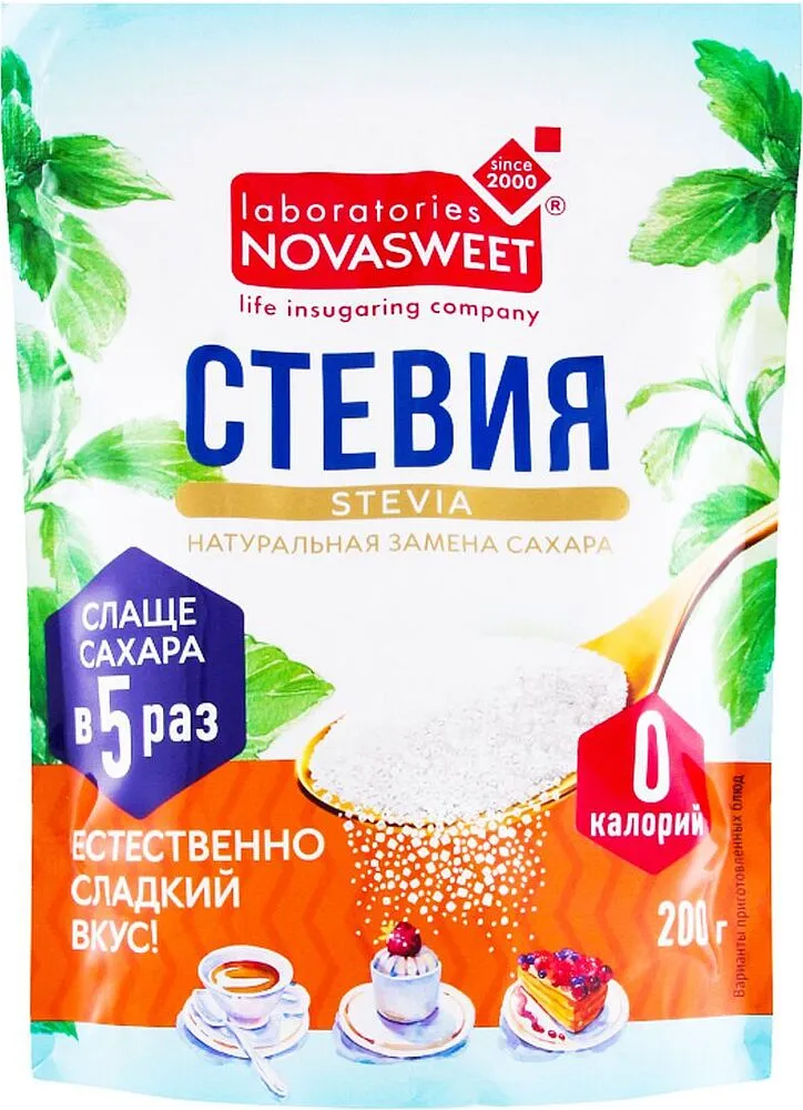 Sugar substitute "Novasweet Stevia" 200g