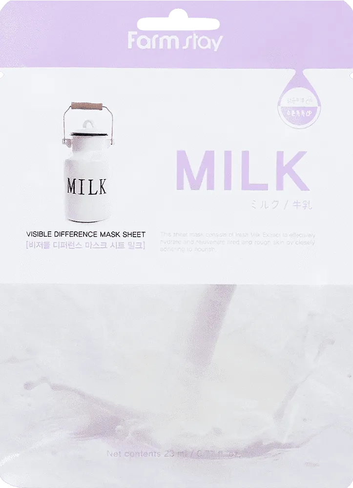 Դեմքի դիմակ «Farm Stay Milk» 23մլ
