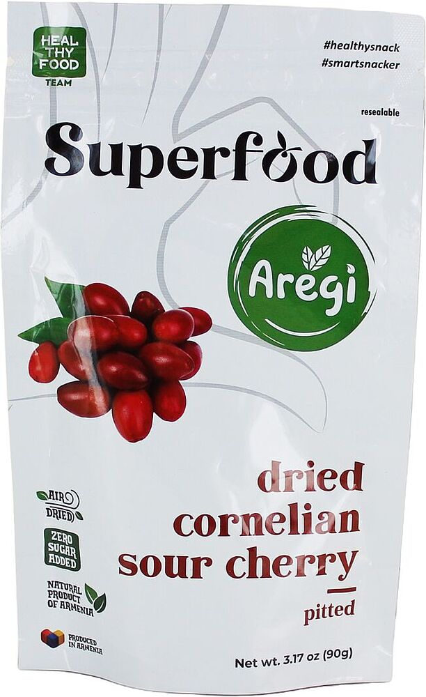 Dried fruit "Aregi" 90g Cornelian cherry
