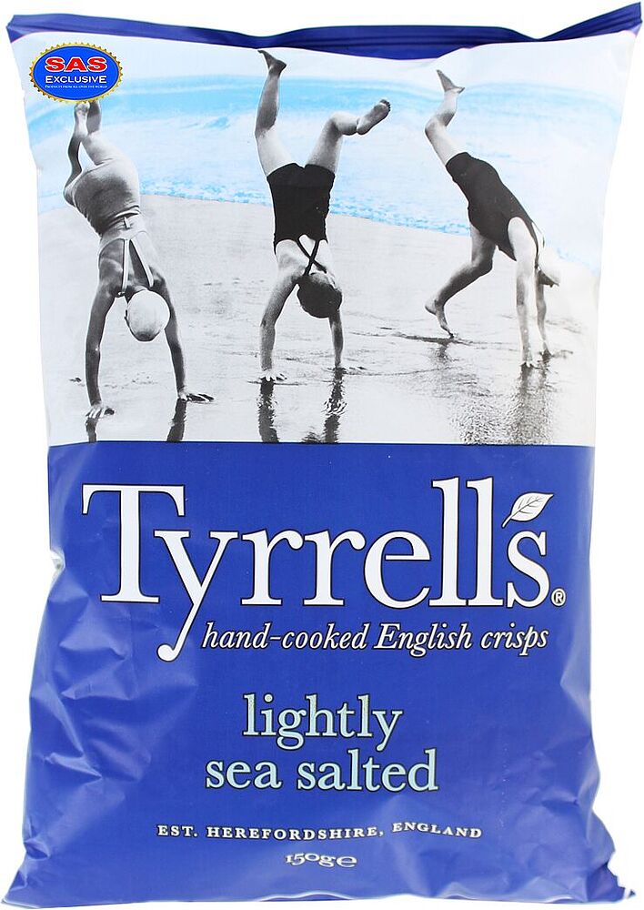 Chips "Tyrrells" 150g Salty
