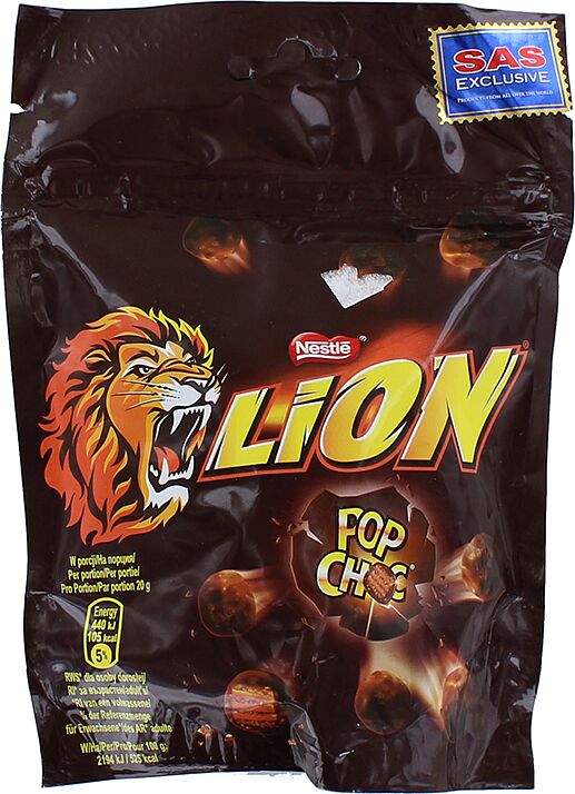 Վաֆլի «Nestle Lion Pop Choc» 140գ