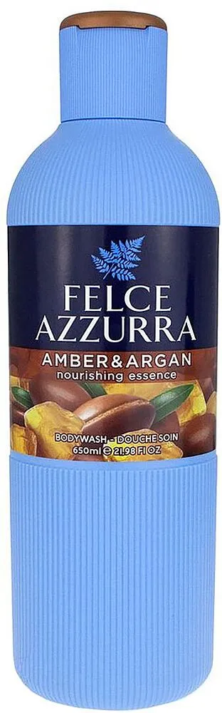 Shower gel "Felce Azzurra Amber e Argan" 650ml
