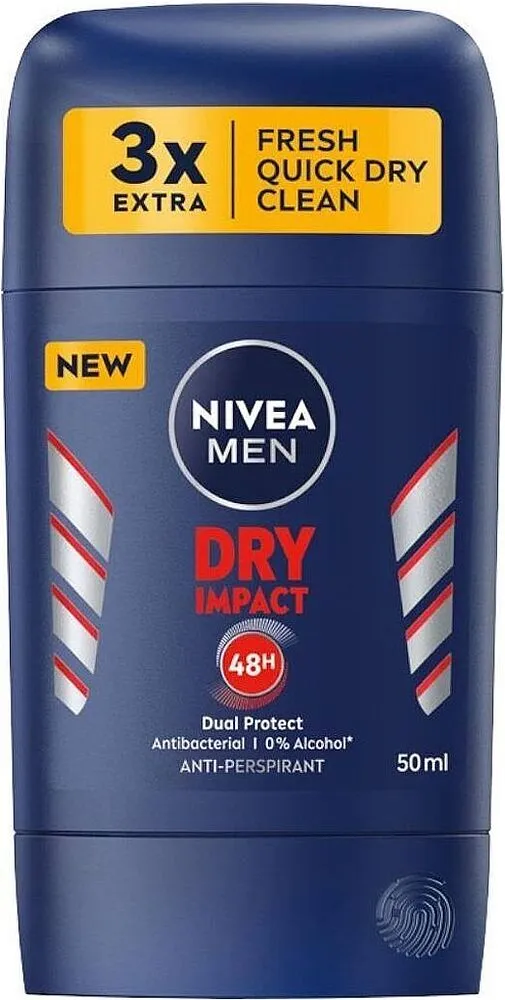 Հակաքրտինքային միջոց-սթիք «Nivea Men» 50մլ

