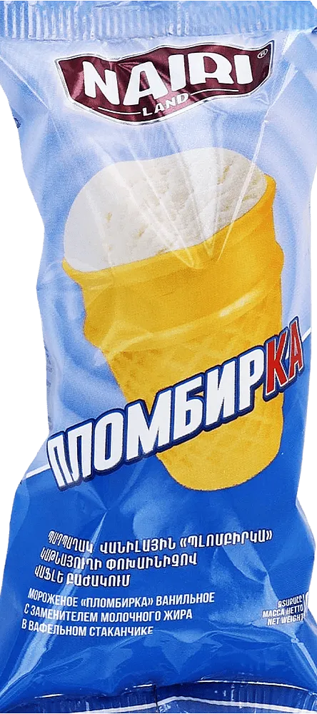 Vanilla ice-cream "Nairi Land Plombirka" 60g
