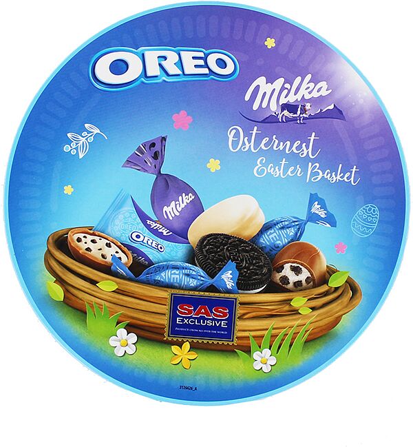 Набор шоколадных конфет "Milka Oreo" 198г