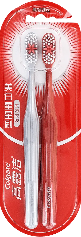 Ատամի խոզանակ «Colgate Whitening Star» 2 հատ