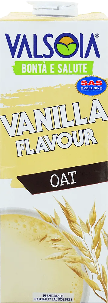 Ըմպելիք վարսակի և վանիլի «Valsoia Oat Vanilla» 1լ
