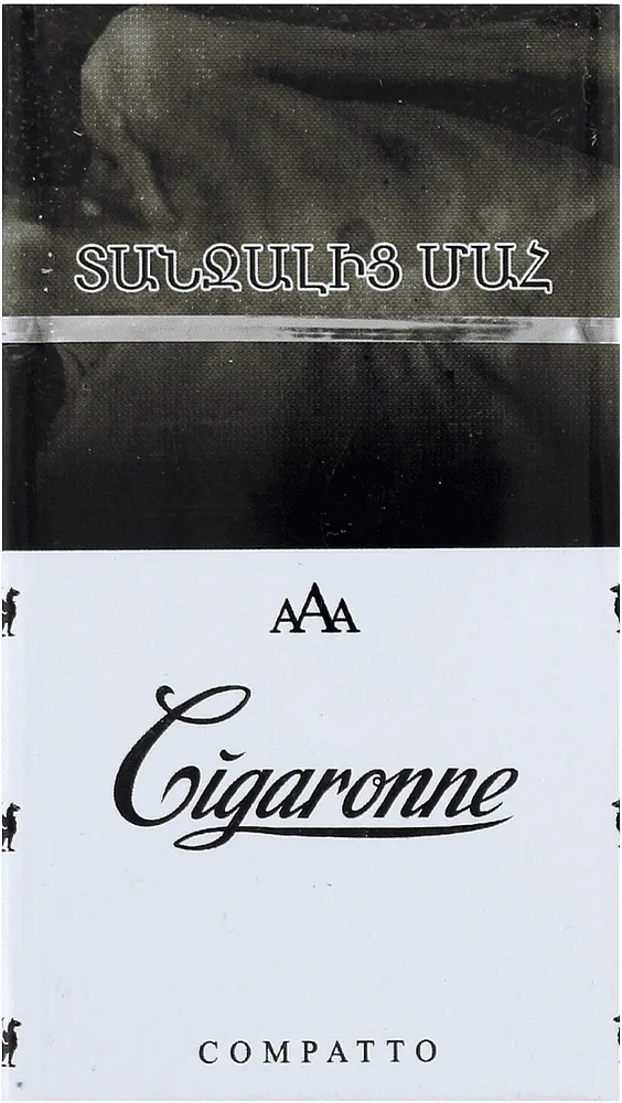 Cigarettes "Cigaronne Compatto White" 