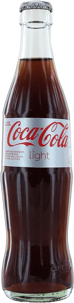 Refreshing carbonated drink "Coca Cola Light" 0.33l
