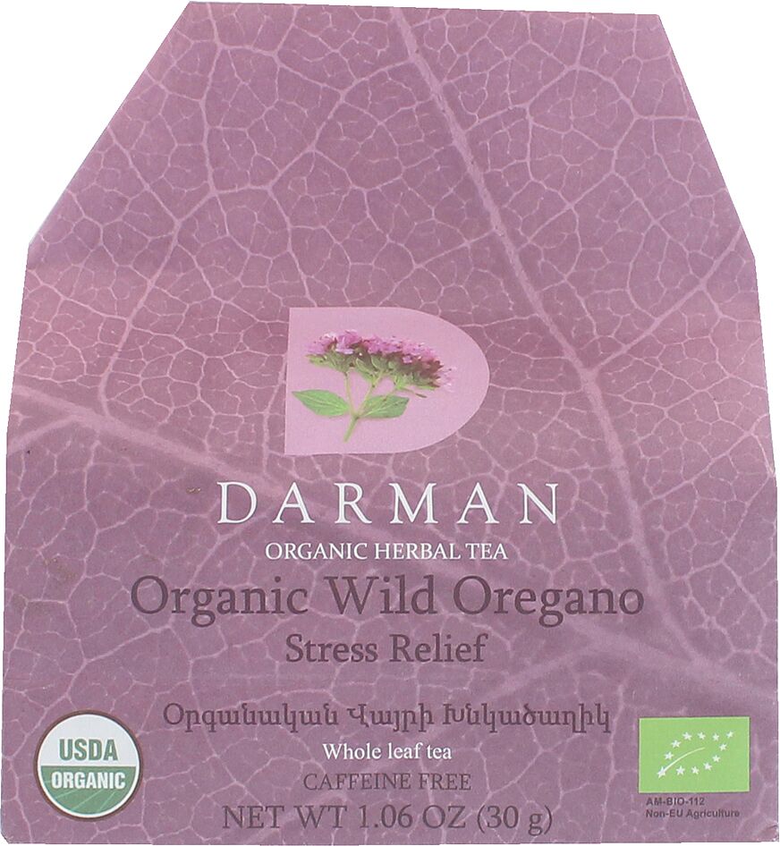Herbal tea "Darman Organic Wild Oregano" 30g