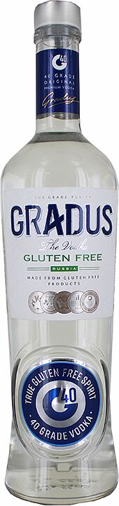 Vodka "Gradus" 0.7l 