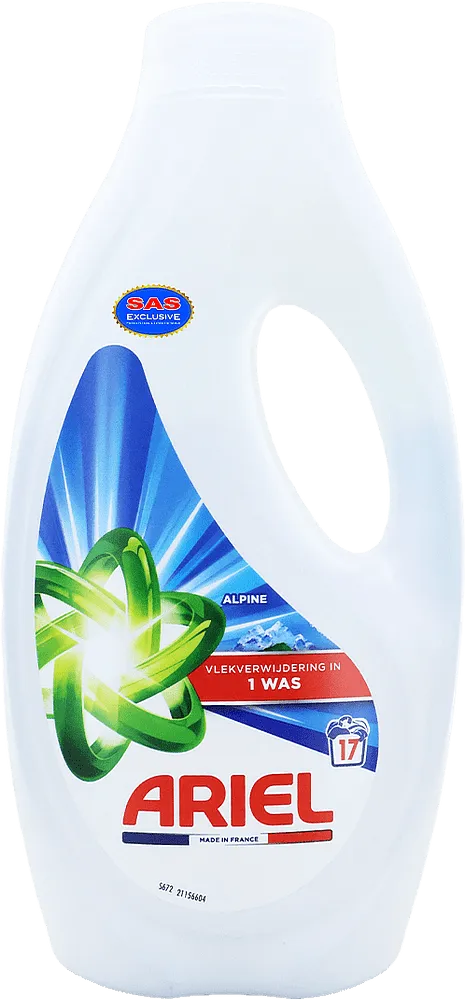 Լվացքի գել ունիվերսալ «Ariel Alpine» 765մլ