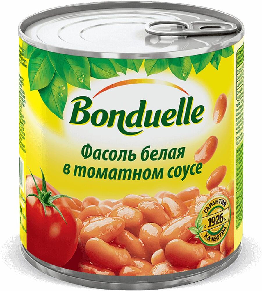 Фасоль белая в томатном соусе "Bonduelle" 425г