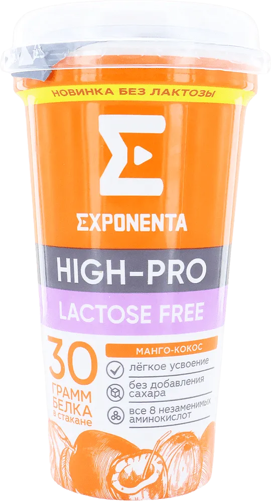 Կաթնաթթվային ըմպելիք մանոգոյի և կոկոսի «Exponenta High Pro» 250գ
