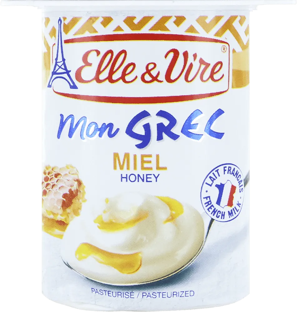Milk dessert with honey "Elle & Vire Mon Grec Miel" 125g
