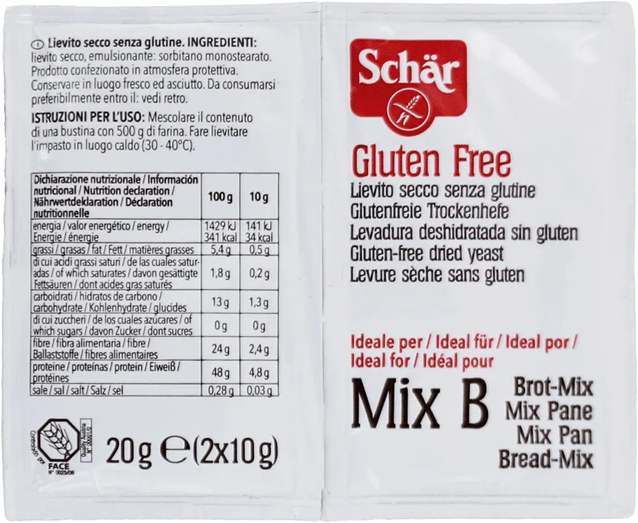 Yeast "Schar Mix" 20g
