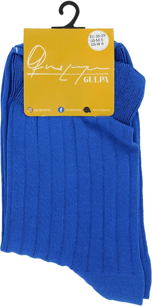 Blue socks "Gulpa"

