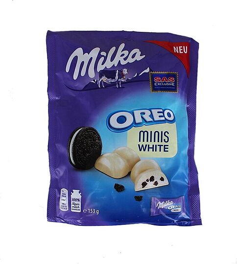 Շոկոլադե  կոնֆետներ «Milka Oreo Mini» 153գ
