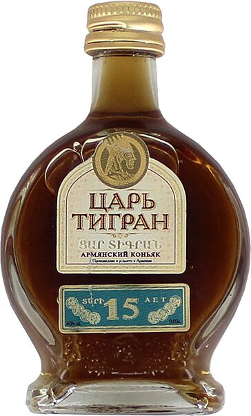 Armenian cognac "Царь Тигран" 0.05l