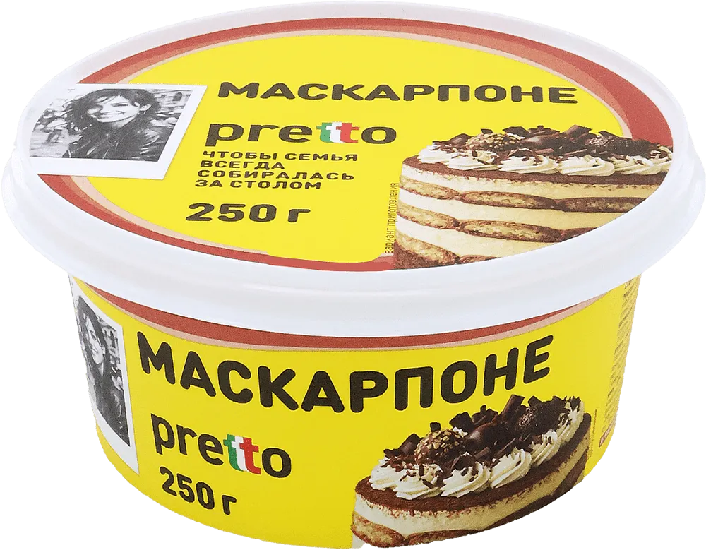 Պանիր մասկարպոնե «Pretto» 250գ