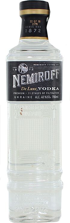 Vodka "Nemiroff Premium de Luxe" 0.7l