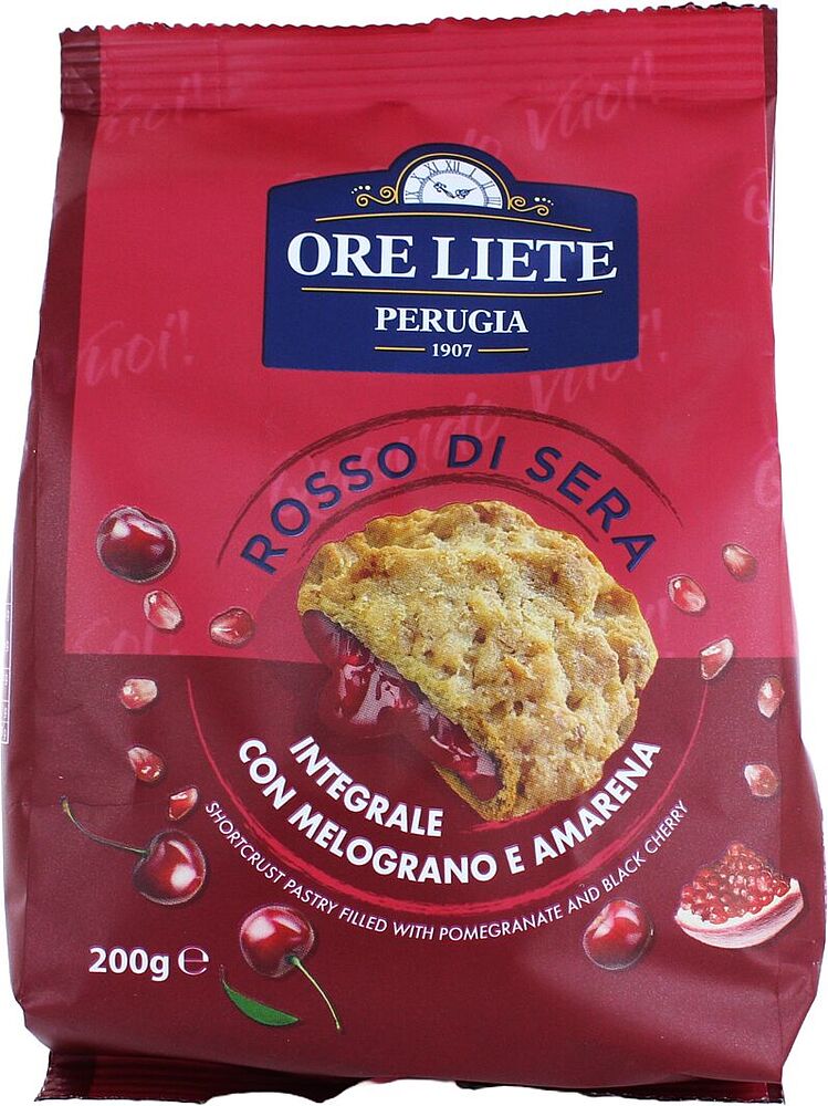 Cookies with pomegranate & cherry jam "Ore Liete Perugia" 200g