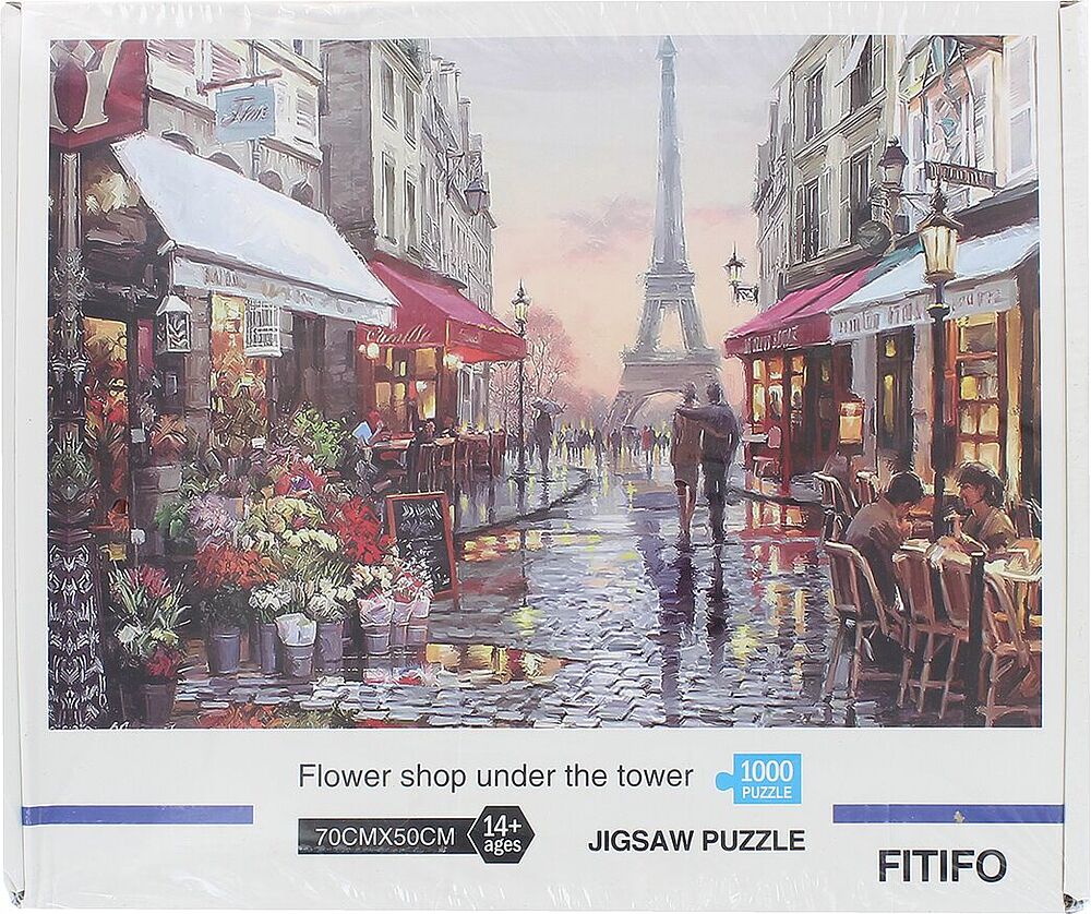 Puzzle "Flower Shop Under The Tower"