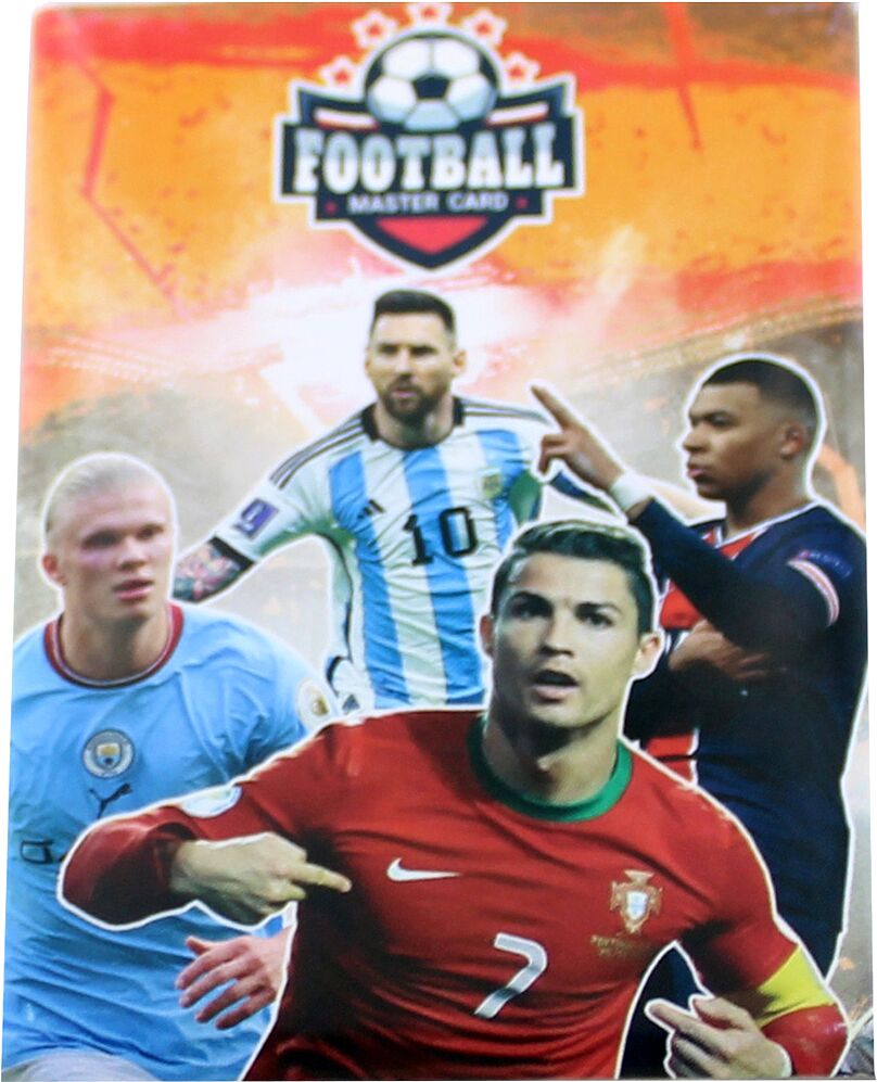 Collectable cards "Football Master Card"
