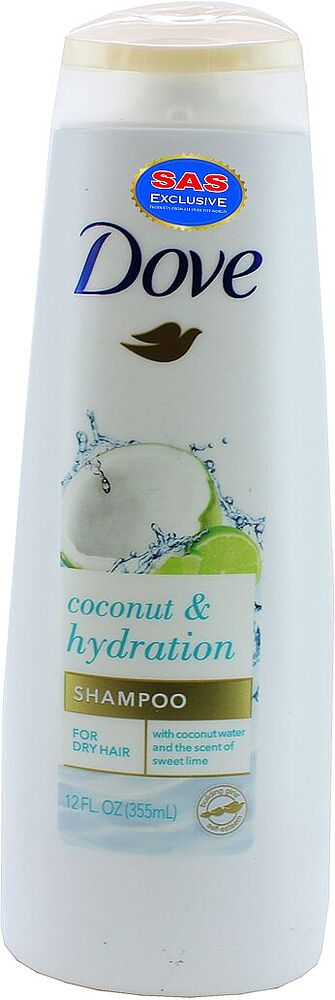 Շամպուն «Dove Coconut & Hydration» 355մլ

